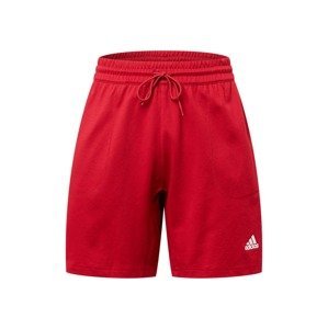 ADIDAS SPORTSWEAR Sportovní kalhoty  červená / bílá