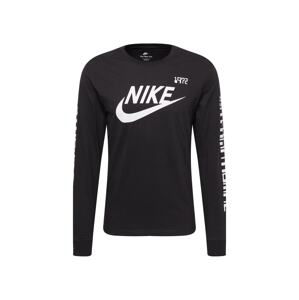 Nike Sportswear Tričko  černá / bílá