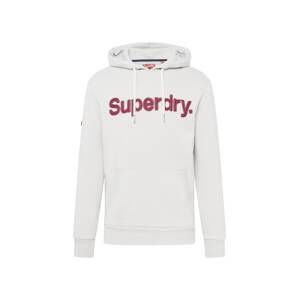 Superdry Mikina  cyclam / bílá