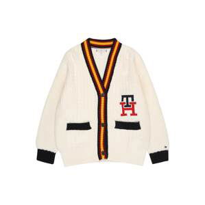 TOMMY HILFIGER Kardigan  zlatá / červená / černá / bílá