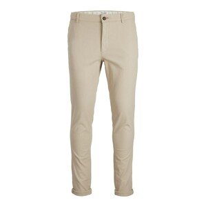 JACK & JONES Chino kalhoty 'MARCO'  tmavě béžová