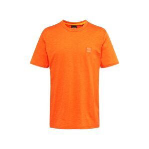 BOSS Orange Tričko 'Tegood'  oranžově červená