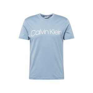 Calvin Klein Tričko  světle šedá / bílá