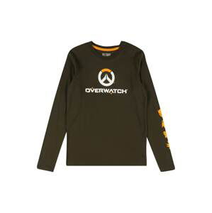 Jack & Jones Junior Tričko 'OVERWATCH'  jedle / oranžová / bílá