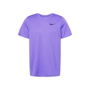 NIKE Funkční tričko  fialová / černá