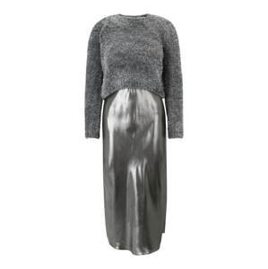 AllSaints Šaty 'Rosetta'  stříbrně šedá