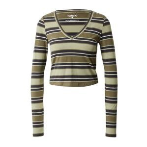 Hurley Funkční tričko 'SOPHIE'  světle šedá / olivová / černá / bílá