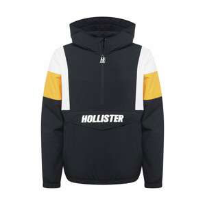 HOLLISTER Přechodná bunda  žlutá / černá / bílá