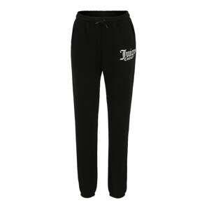 Juicy Couture Sport Sportovní kalhoty  černá / bílá