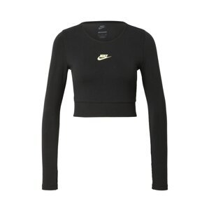 Nike Sportswear Sportovní top 'EMEA'  světle žlutá / černá