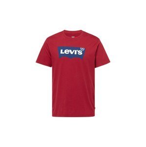 LEVI'S Tričko  červená / vínově červená / bílá