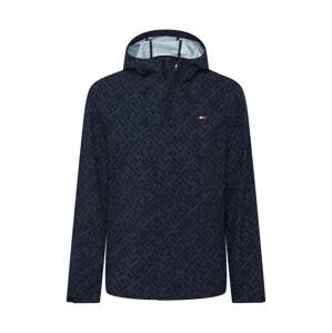 TOMMY HILFIGER Přechodná bunda  tmavě modrá / šedá / červená / bílá