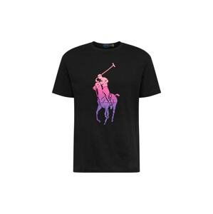 Polo Ralph Lauren Tričko  modrá / pink / černá