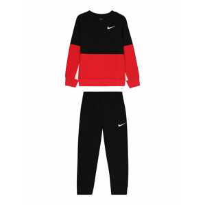 Nike Sportswear Joggingová souprava 'ROOKIE'  červená / černá / bílá