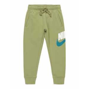 Nike Sportswear Kalhoty  modrá / rákos / bílá