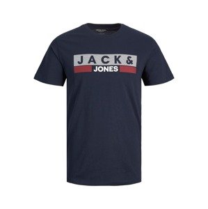 Jack & Jones Junior Tričko  námořnická modř / červená / bílá