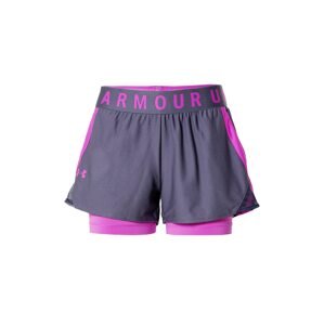 UNDER ARMOUR Sportovní kalhoty  švestková / orchidej