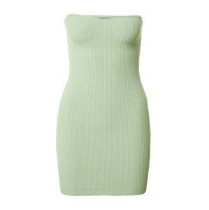 Edikted Úpletové šaty 'Sweetheart'  pastelově zelená