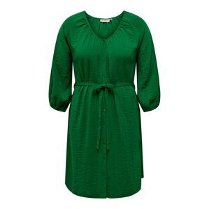 ONLY Carmakoma Košilové šaty 'Ann Sofie'  trávově zelená