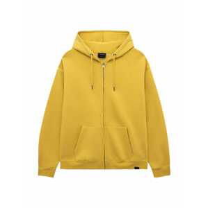 Pull&Bear Mikina 'PLUSH'  citronová