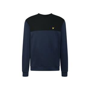 Lyle & Scott Mikina 'Yoke'  námořnická modř / žlutá / černá