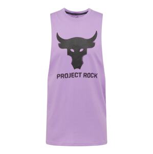 UNDER ARMOUR Funkční tričko 'ROCK BRAHMA BULL'  světle fialová / černá