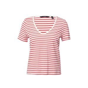 VERO MODA Tričko 'LEXIE APRIL'  červená / bílá