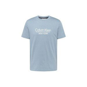 Calvin Klein Tričko  chladná modrá / bílá