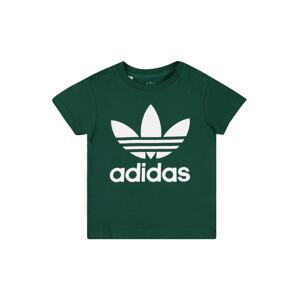 ADIDAS ORIGINALS Tričko  tmavě zelená / bílá