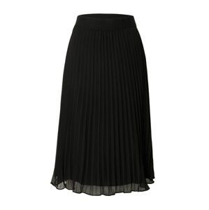 DKNY Sukně 'PULL ON PLEATED MAXI SKIRT'  černá