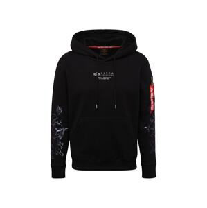 ALPHA INDUSTRIES Mikina 'Dragon'  chladná modrá / jasně červená / černá / bílá