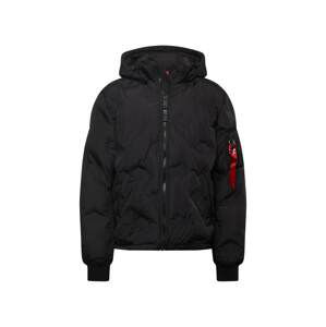 ALPHA INDUSTRIES Zimní bunda  oranžová / červená / černá / bílá