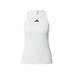 ADIDAS PERFORMANCE Sportovní top  černá / bílá