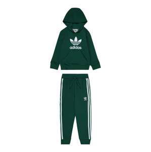 ADIDAS ORIGINALS Joggingová souprava  tmavě zelená / bílá