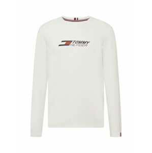 TOMMY HILFIGER Tričko  červená / černá / bílá