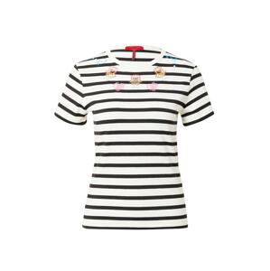 MAX&Co. Tričko 'TAMAEAT'  námořnická modř / žlutá / pink / bílá