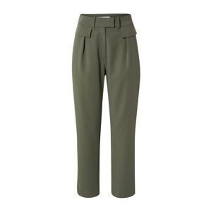 Guido Maria Kretschmer Collection Kalhoty se sklady v pase 'Tasha'  tmavě zelená