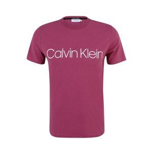 Calvin Klein Tričko  cyclam / bílá