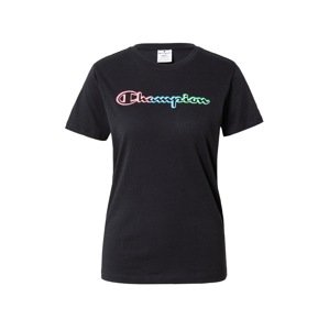 Champion Authentic Athletic Apparel Tričko  světlemodrá / světle zelená / pink / černá