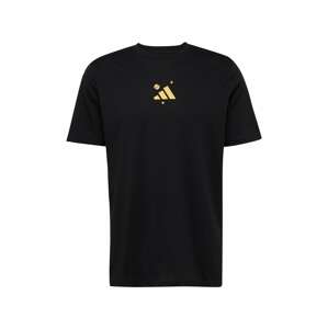 ADIDAS PERFORMANCE Funkční tričko  zlatá / růžová / černá / bílá