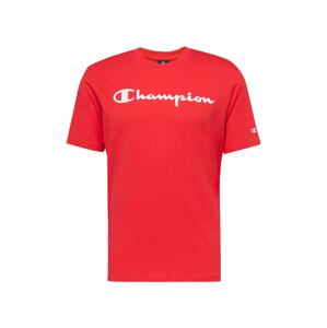 Champion Authentic Athletic Apparel Tričko  červená / bílá