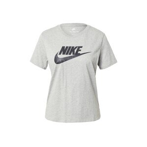 Nike Sportswear Tričko  šedá / černá