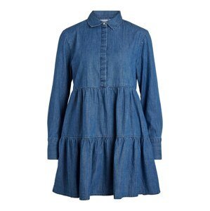 VILA Košilové šaty 'BLANO'  modrá džínovina
