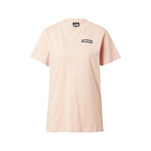 ELLESSE Tričko 'Taya'  broskvová / pink / bílá