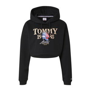 Tommy Jeans Mikina  modrá / námořnická modř / zlatá / černá