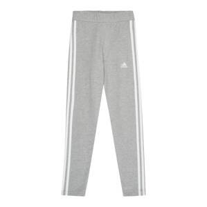 ADIDAS SPORTSWEAR Sportovní kalhoty  šedá / bílá