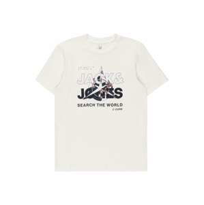 Jack & Jones Junior Tričko  béžová / černá / bílá