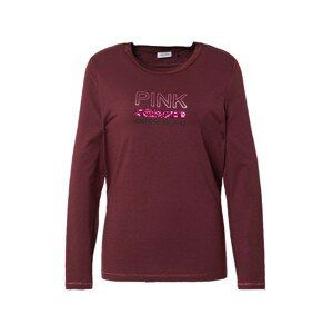 GERRY WEBER Tričko  pink / burgundská červeň / černá