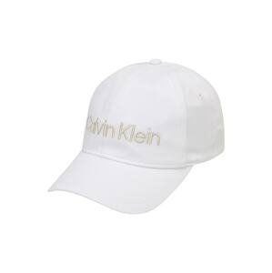 Calvin Klein Kšiltovka  zlatá / bílá