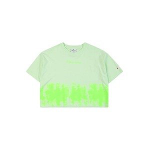 Champion Authentic Athletic Apparel Tričko  svítivě zelená / pastelově zelená / červená / bílá